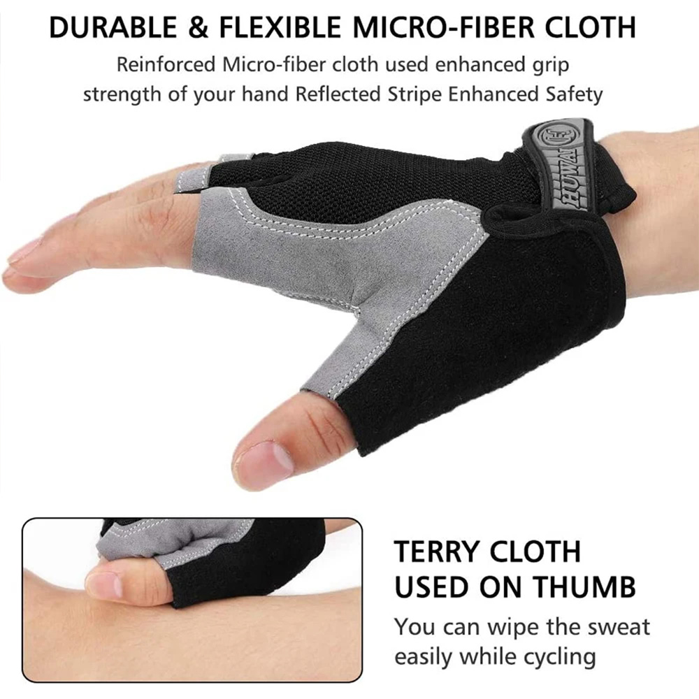 Non-Slip Half-Finger Training  - đánh giá và giá Workout Glove Gym
