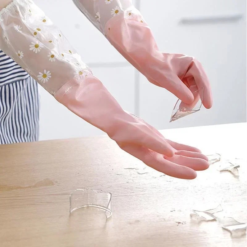 Household Long Sleeve Rubber G - đánh giá và giá Dish Glove Rubber