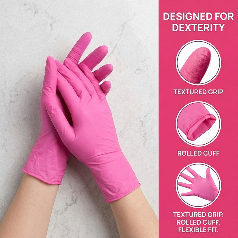 10-100PCS Pink Nitrile Disposa - đánh giá và giá Nitrile Mechanic Glove