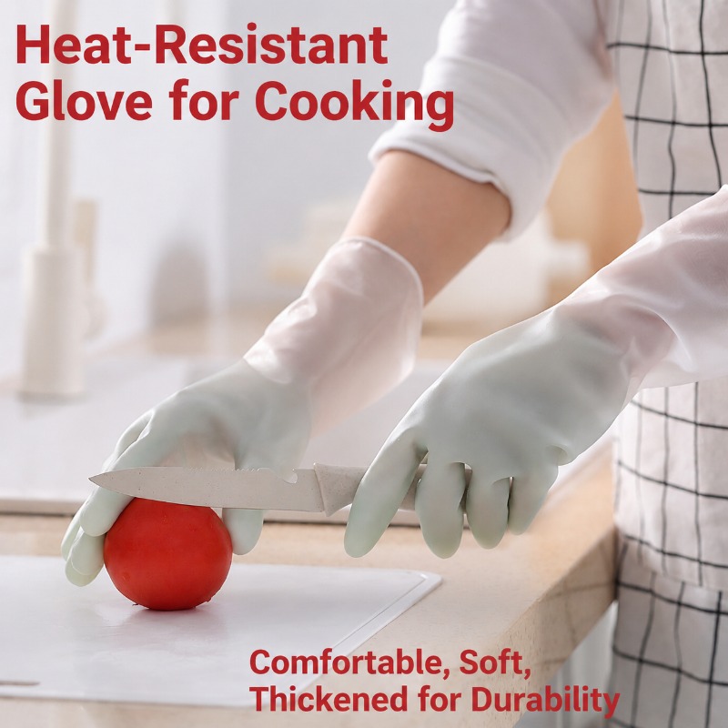 PVC Double Color Dishwashing G - đánh giá và giá Dish Glove Rubber
