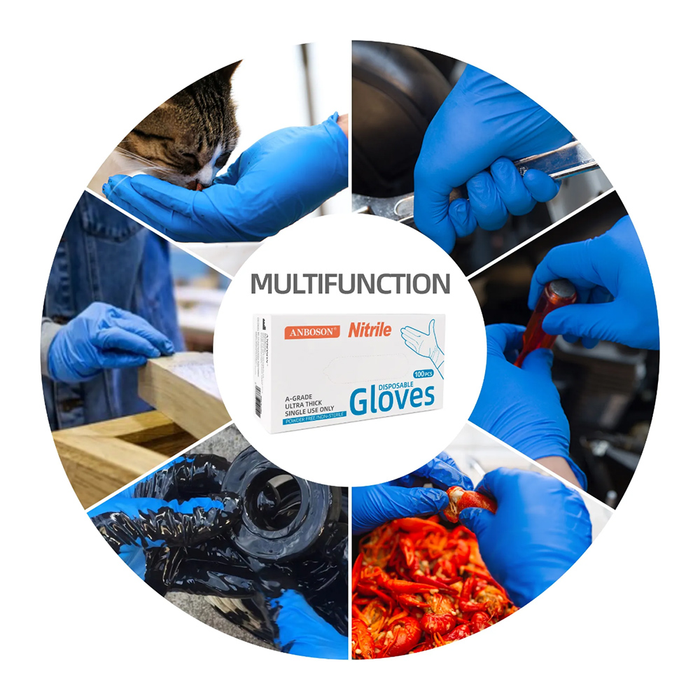 Nitrile Exam Gloves-Blue Latex - đánh giá và giá Exam Glove Nitrile