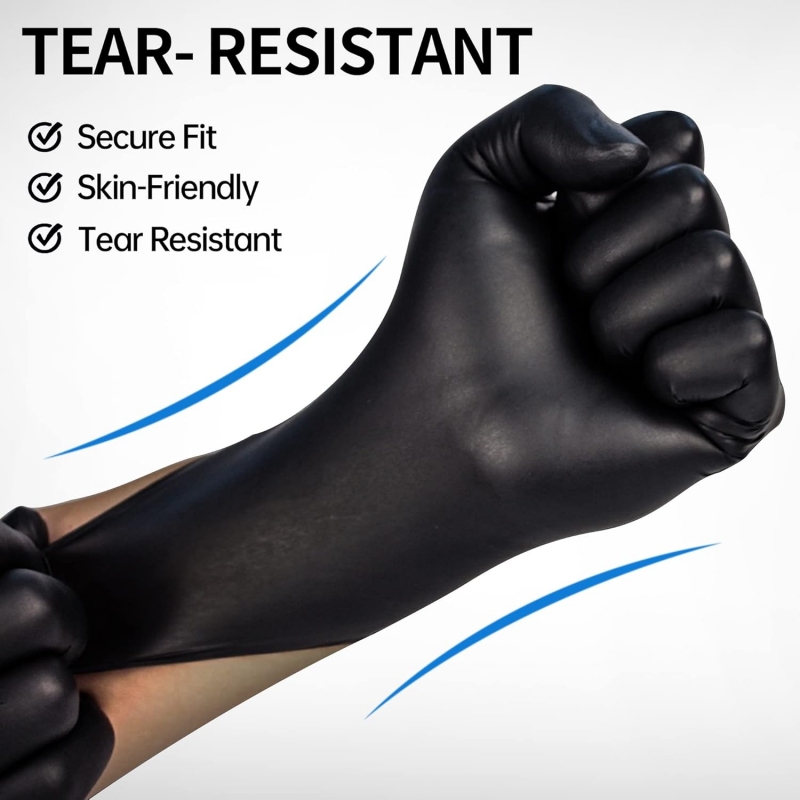 100PCS Black Nitrile Gloves Di - đánh giá và giá Nitrile Mechanic Glove