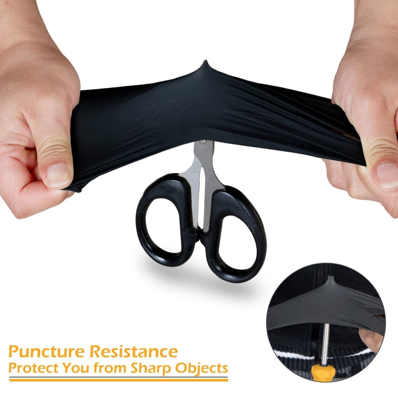 100PCS Black Nitrile Gloves Di - đánh giá và giá Nitrile Mechanic Glove