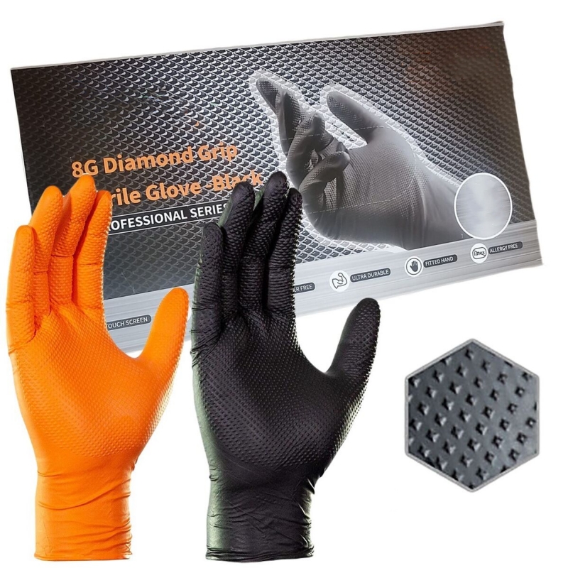 8Mil Thick Heavy Duty Safety W - đánh giá và giá Nitrile Mechanic Glove